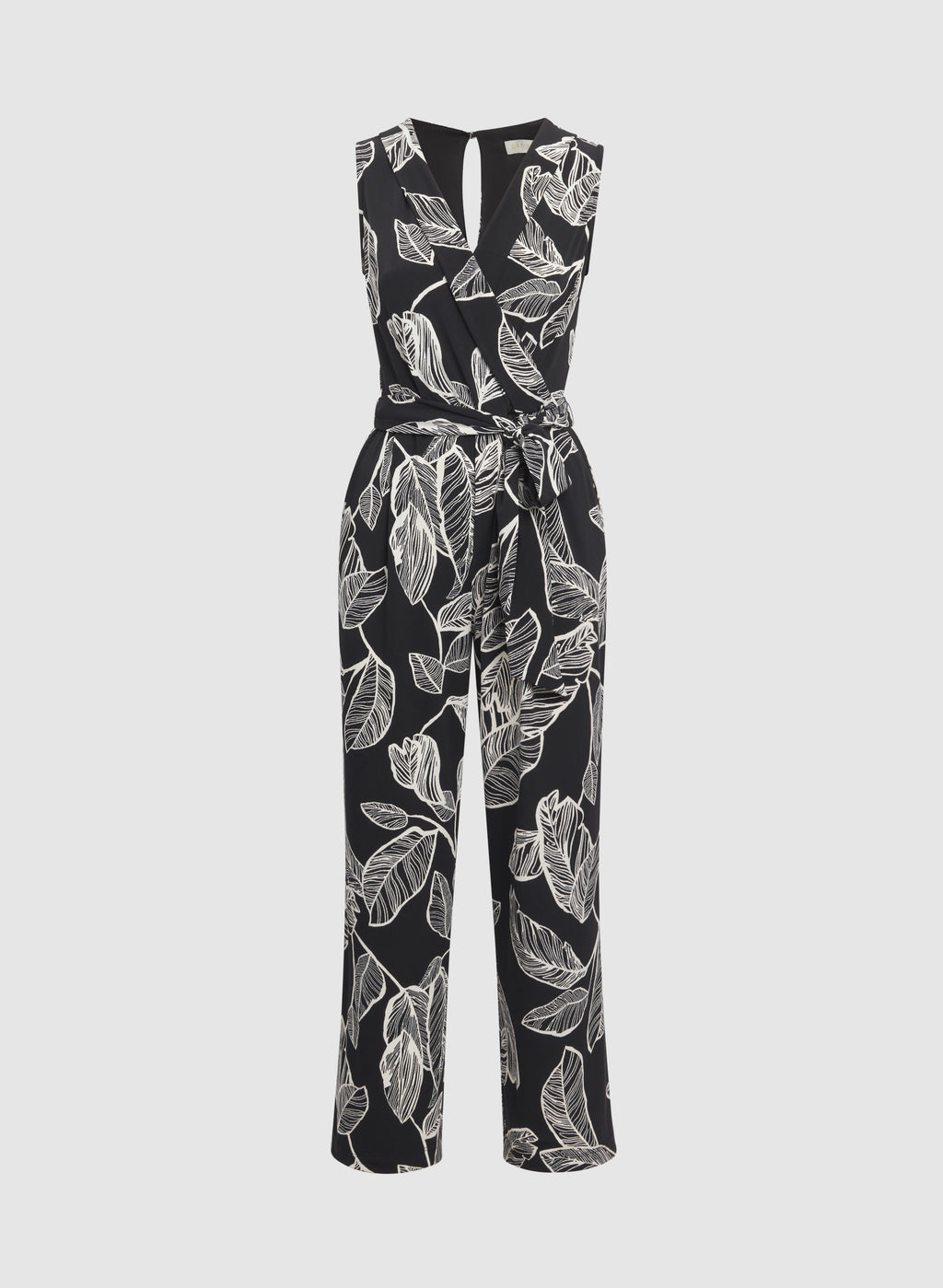 Leaf Print Jumpsuit