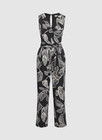 Leaf Print Jumpsuit