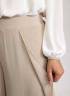 Chiffon Overlay Pants
