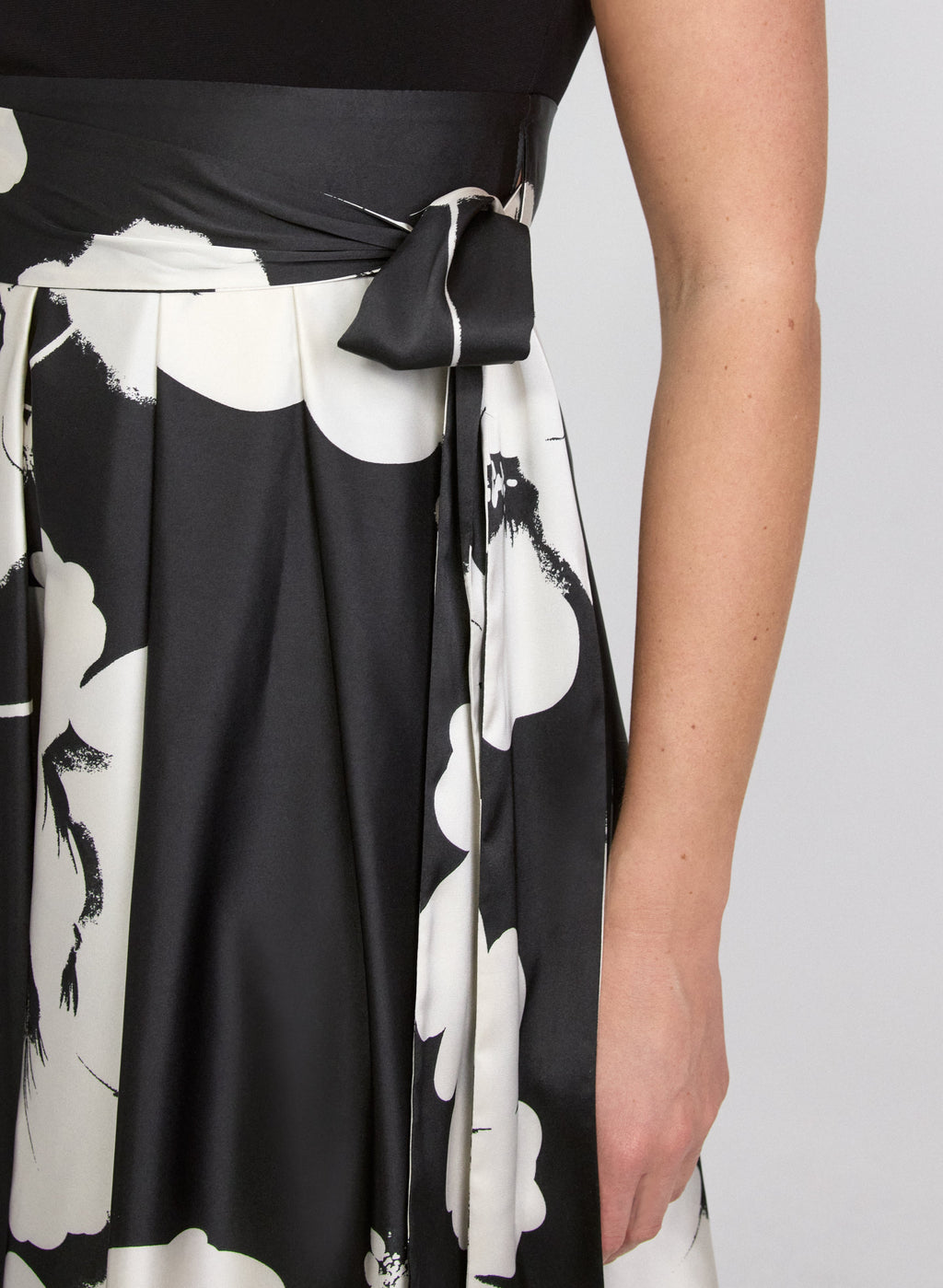 Floral Charmeuse Dress