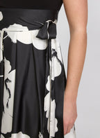 Floral Charmeuse Dress