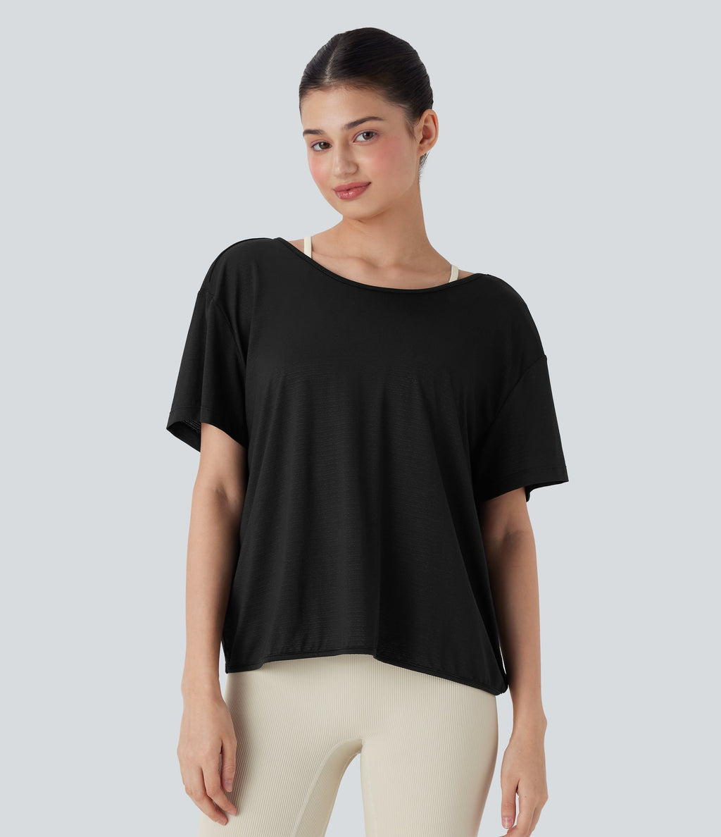 Short Sleeve Yoga Sports Top