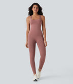 Backelss Racerback Cut Out Yoga Tank Top