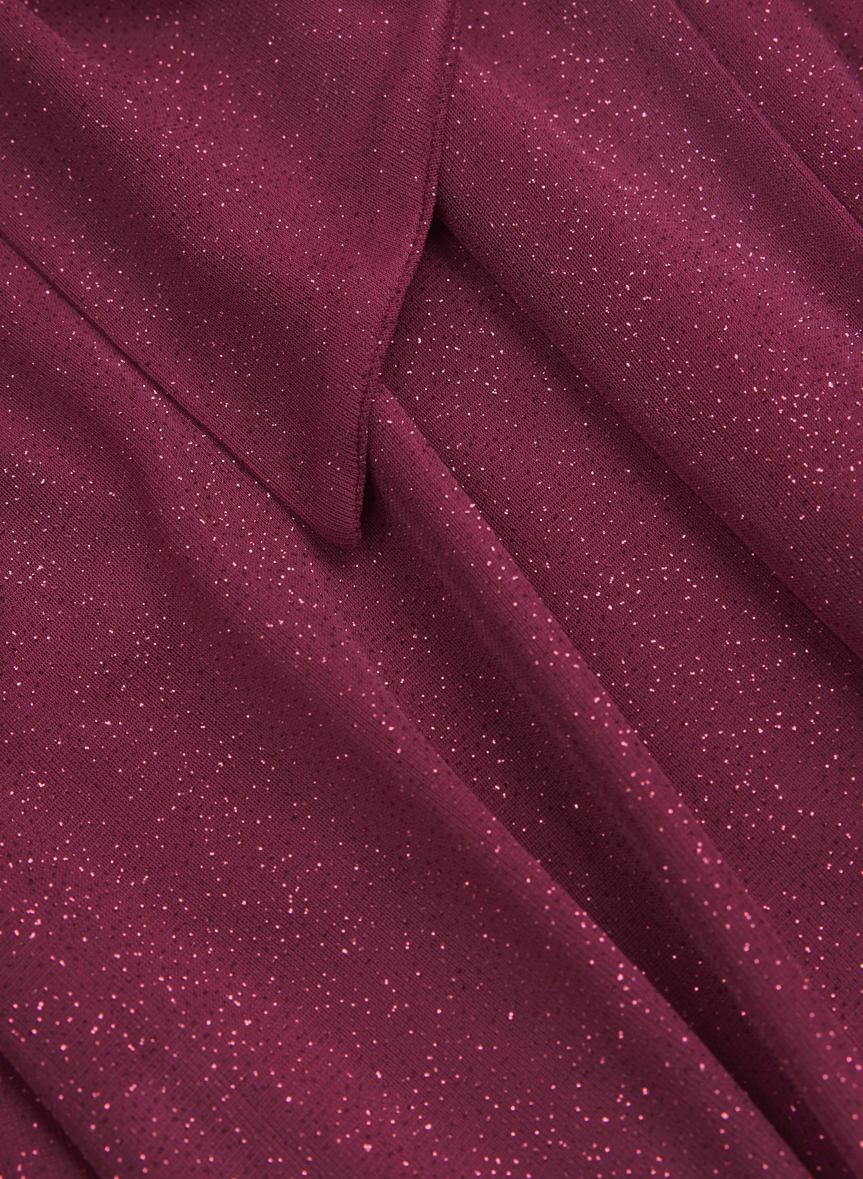 Glitter Halter Neck Dress