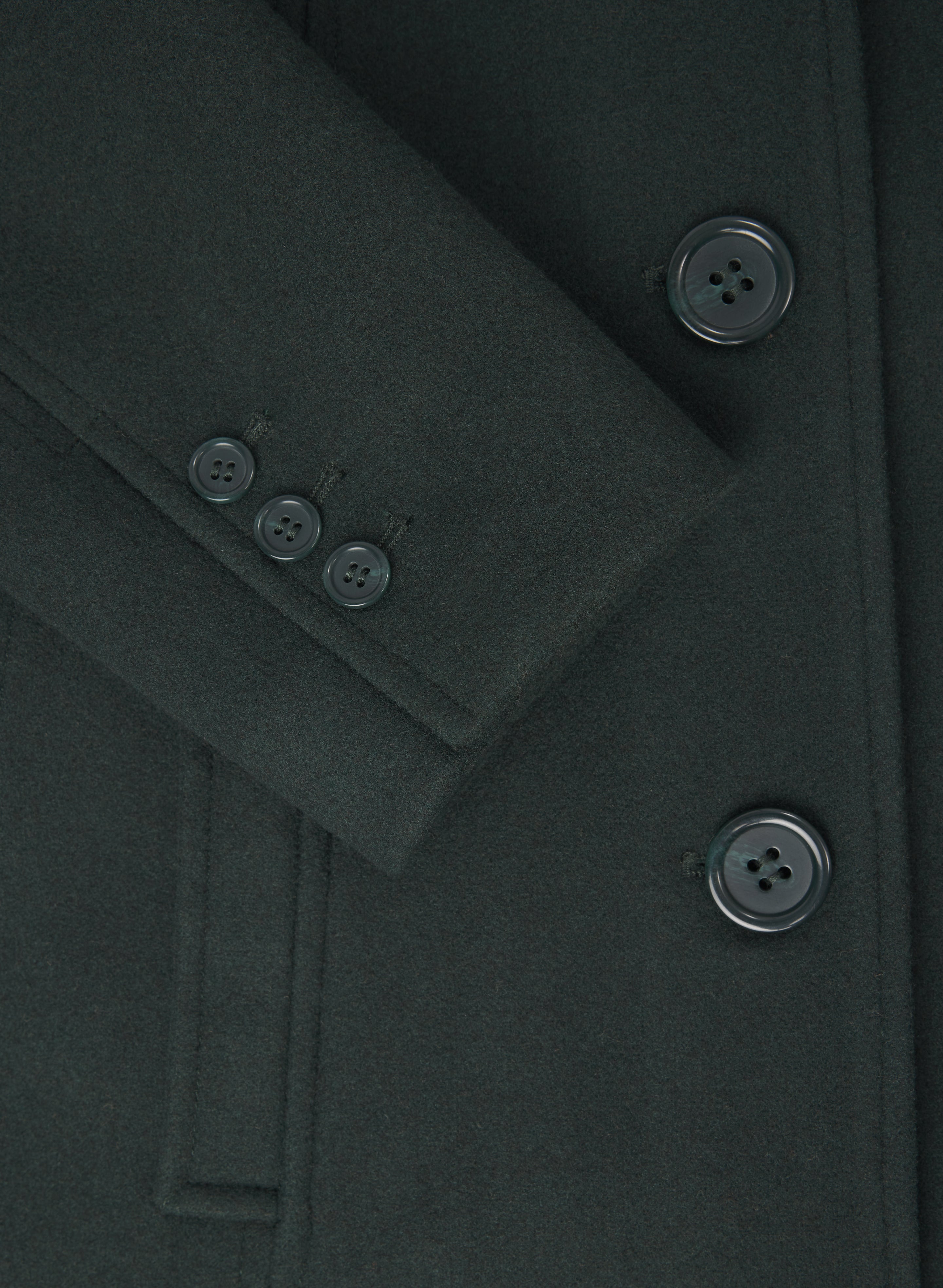 Wool-Blend Coat