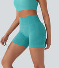 Seamless Flow High Waisted Yoga Biker Shorts 5''