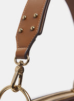 Embossed Vegan Leather Handbag