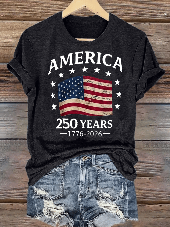 Women's  America 250 Print T-Shirt