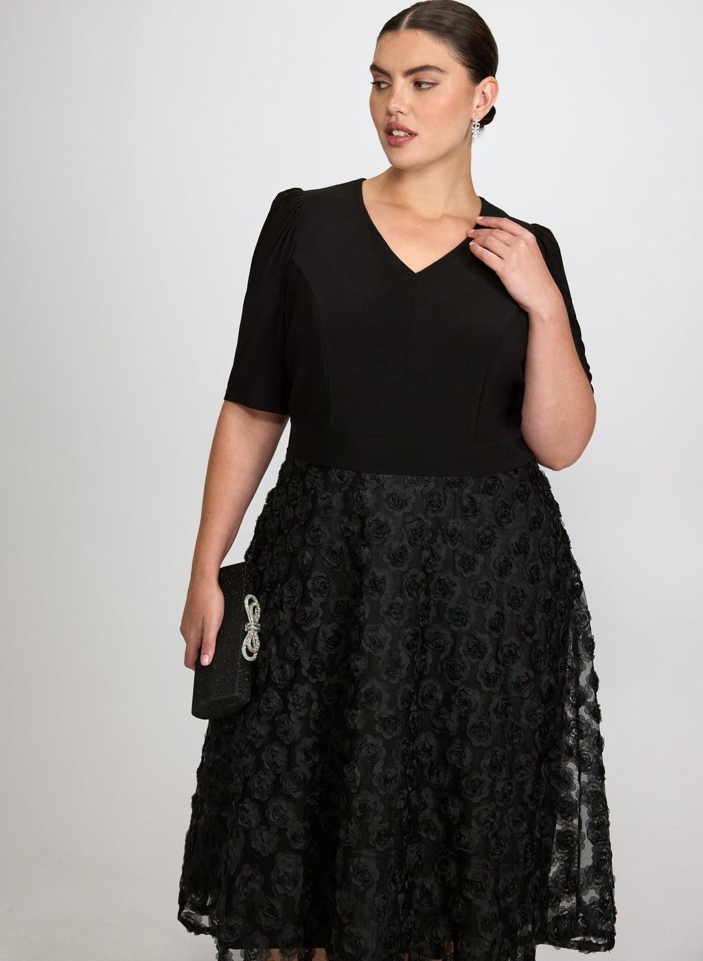 Rose Embroidered Dress