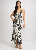 Tropical Waterfall Flounce Dress