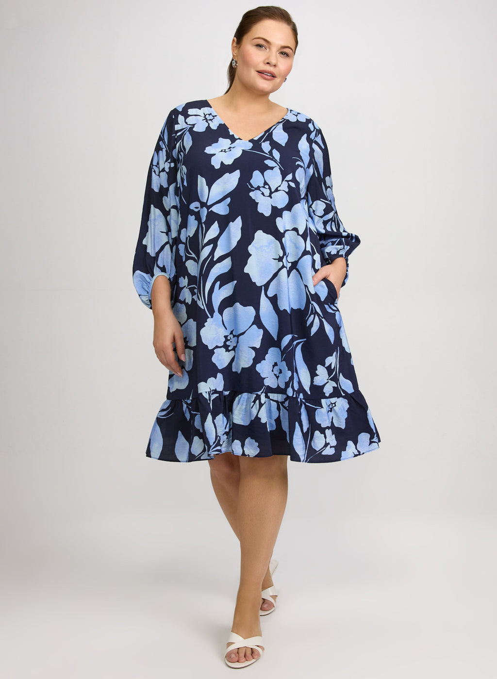 Floral A-Line Dress