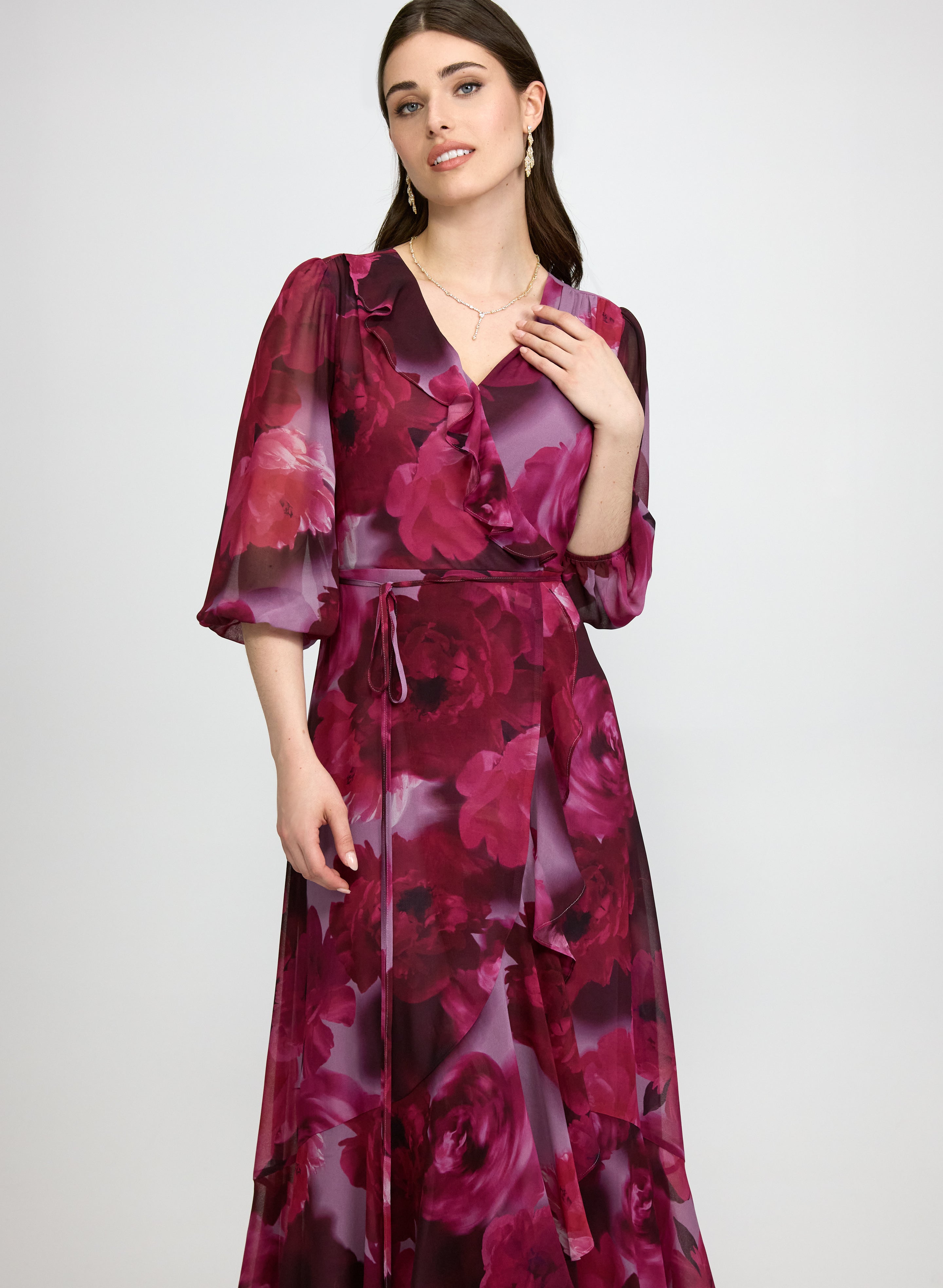 Floral Chiffon Dress