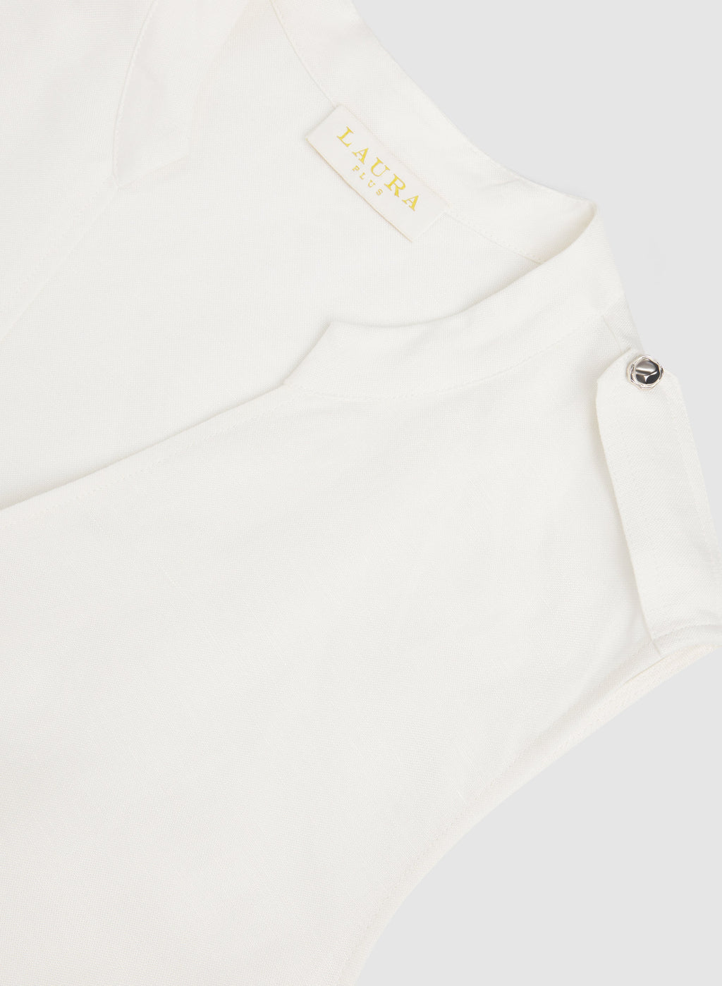 Linen-Blend Pocket Dress