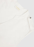 Linen-Blend Pocket Dress