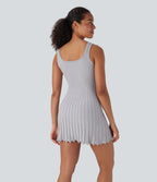 Mini Casual Sweater Tank Dress