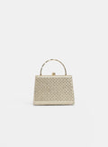 Crystal Embellished Box Clutch