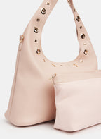 Grommet Embellished Bag
