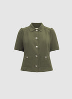 Twill Short Sleeve Jacket