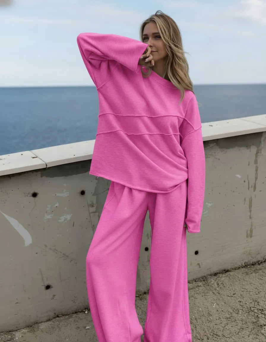 NEW💥 2025 Hot Sale Women's 2 Piece Sets Sweatshirt Casual Travel Outfits