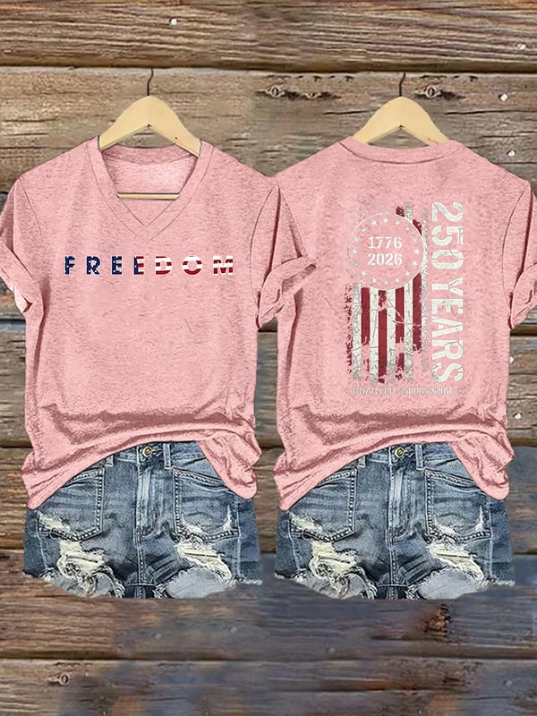 Women's  American 250th Print T-Shirt