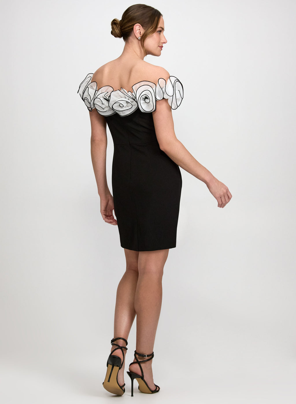 Organza Off-The-Shoulder Dress
