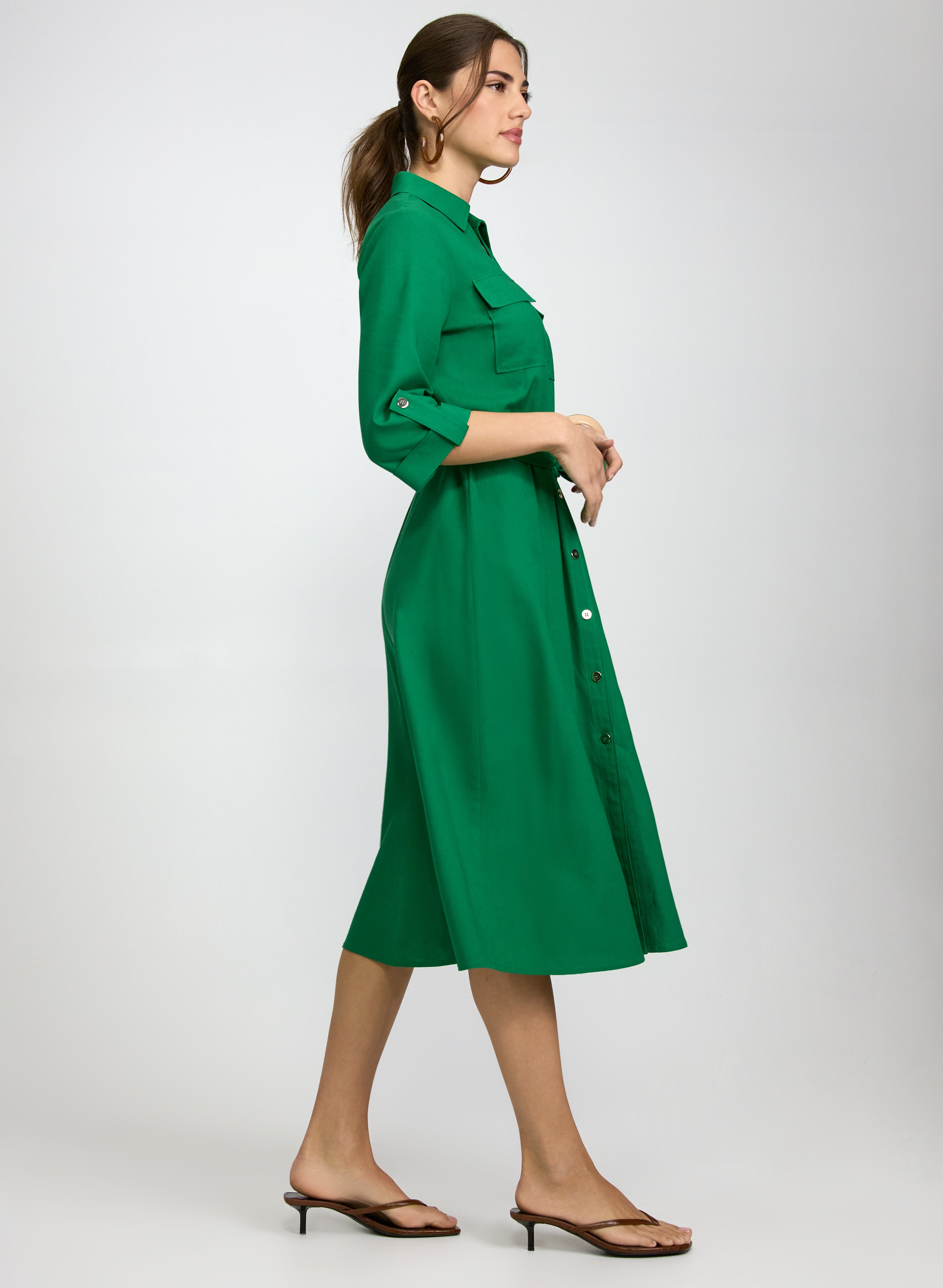 Button-Down Shirt Dress
