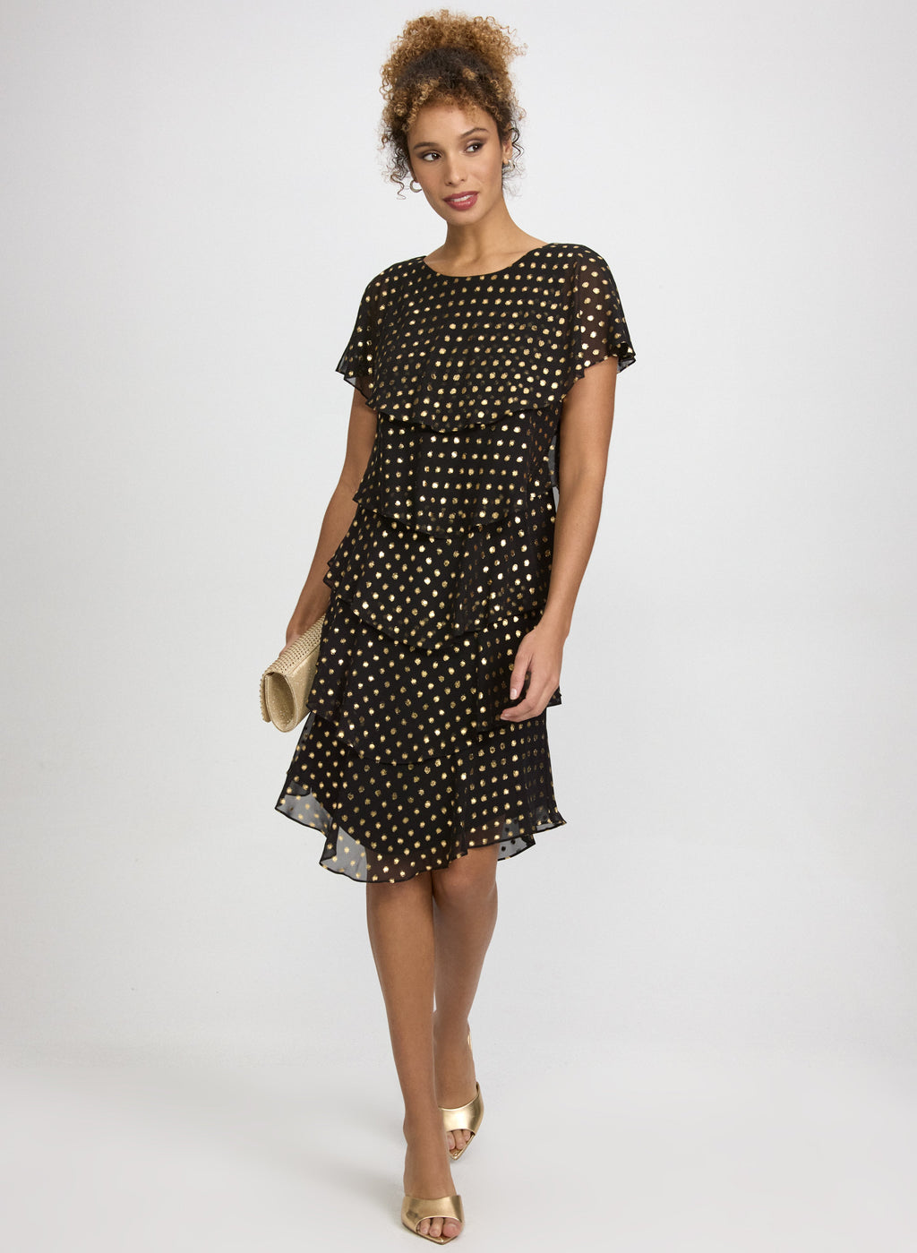 Polka Dot Tiered Dress