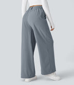 2026🔥 FlexTM High Waisted Pocket Straight Leg Work Pants