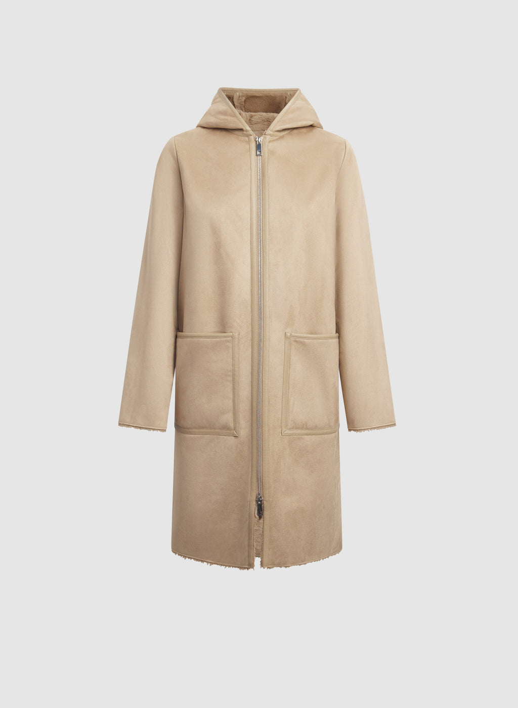 Faux-Shearling Coat
