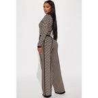 Stay Pretty Sweater Pant Set - Black/combo