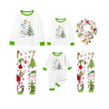 Holiday Family Christmas Pajamas Set With Funny Xmas Character Pattern Design