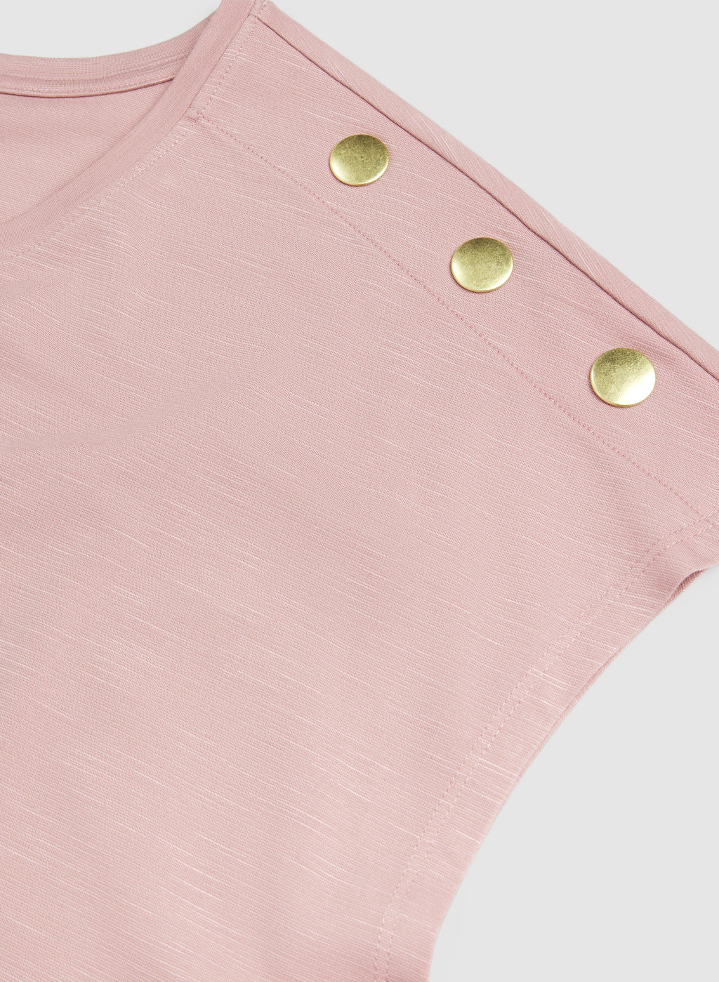 Button Detail T-Shirt