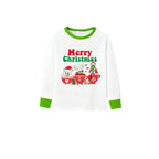 Holiday Family Christmas Pajamas Set With Playful Christmas Character Pattern Print