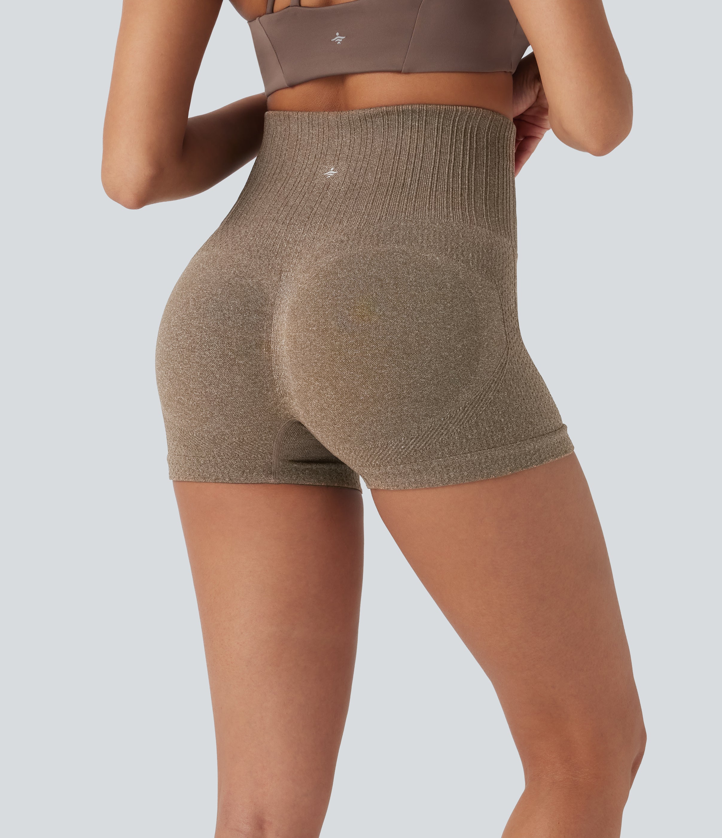 Seamless Flow Super High Waisted Yoga Biker Shorts 3''