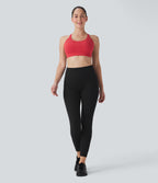 SpeedWaveTM Medium Support Molded Cups Perforated Adjustable Hook Quick Dry Training Sports Bra-D/DD/DDD/F Cups