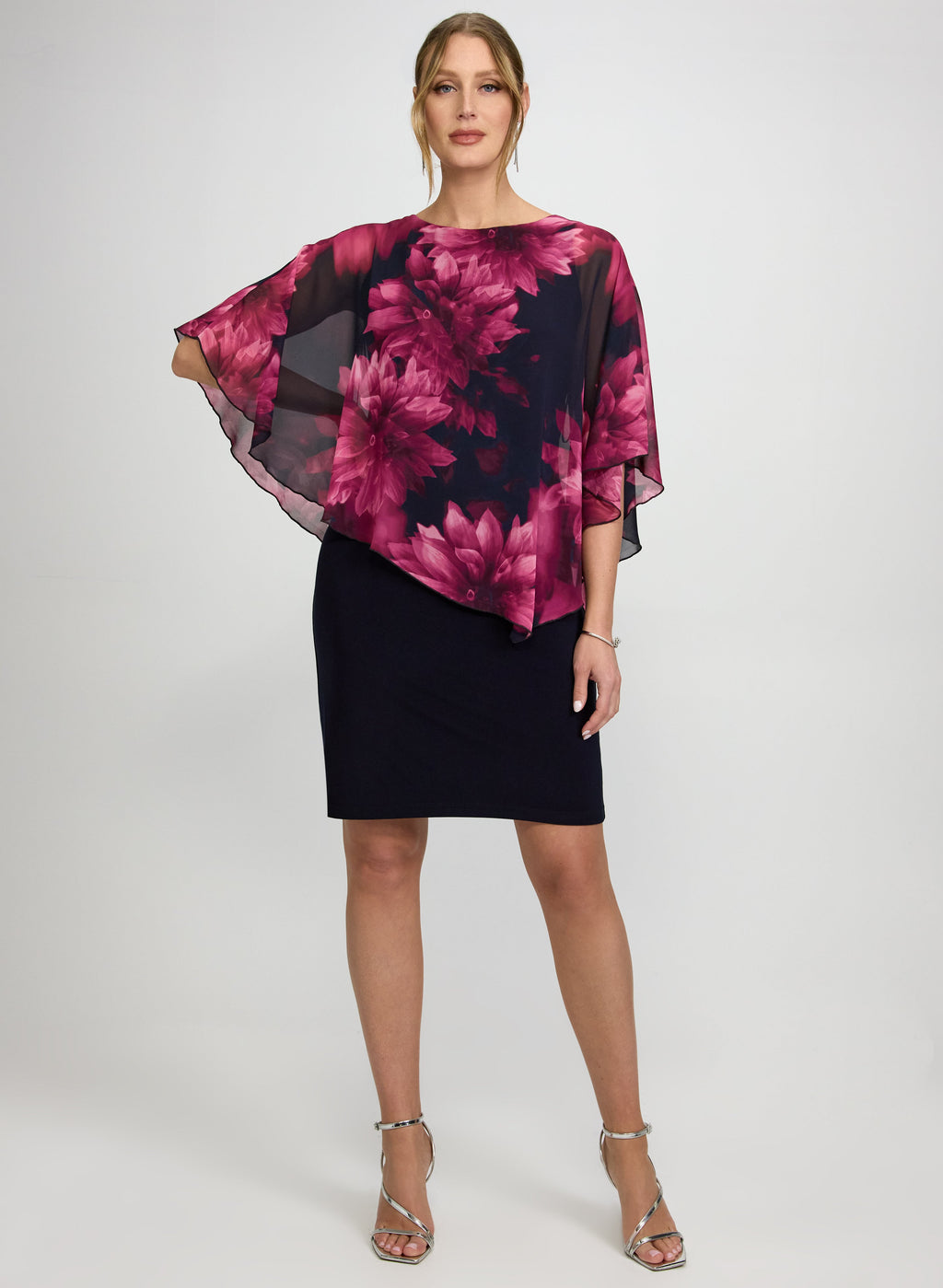 Floral Overlay Dress