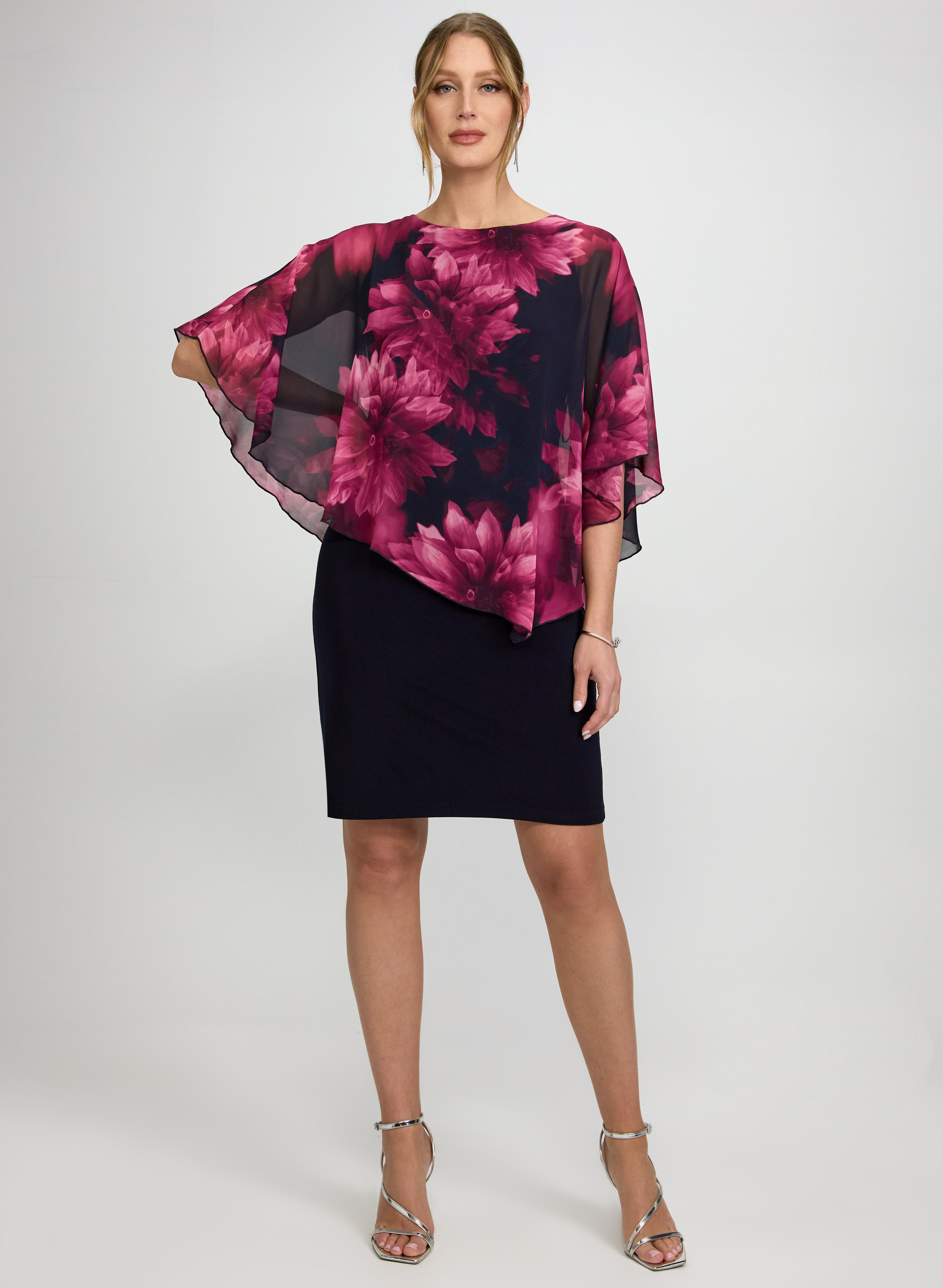 Floral Overlay Dress