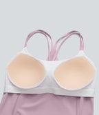 UltraSculptTM Cool Quick Dry Molded Cups Yoga Cami Top-UPF50+