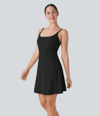 SoftlyZeroTM Plush Corset 2-in-1 Mini Casual Dress with Pocket-Longer Length
