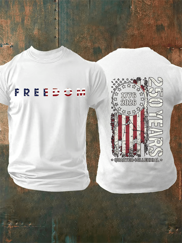 Men's  American 250th Print T-Shirt