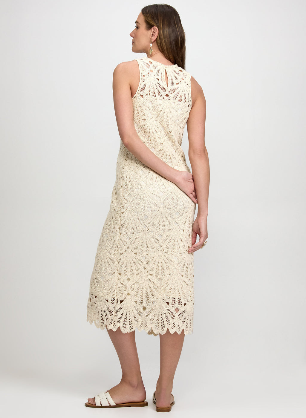 Fitted Crochet Dress