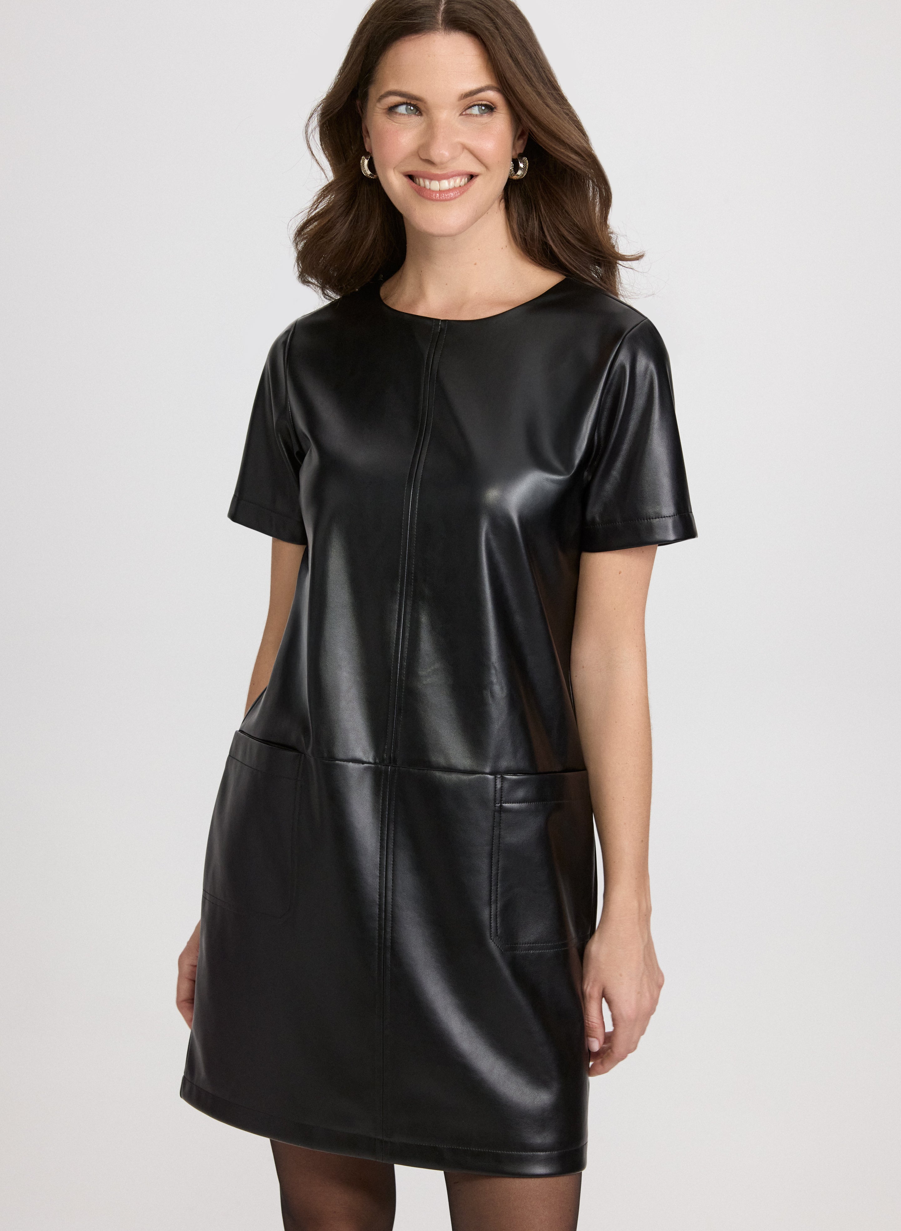 Vegan Leather Dress