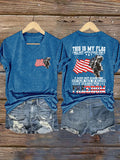 Women's America's 250th Anniversary Print Casual T-shirt