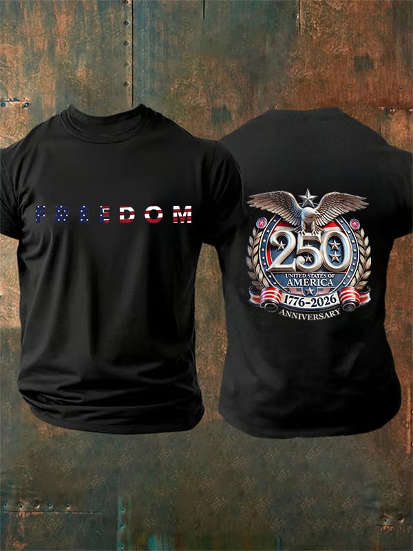 Men's  FREEDOM Print T-Shirt