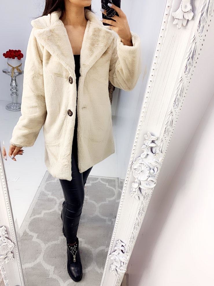 Cedric Faux Fur Oversized Soft Coat