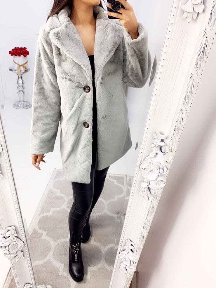 Cedric Faux Fur Oversized Soft Coat