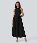 BreezefulTM Quick Dry Maxi Casual Dress with Pockets