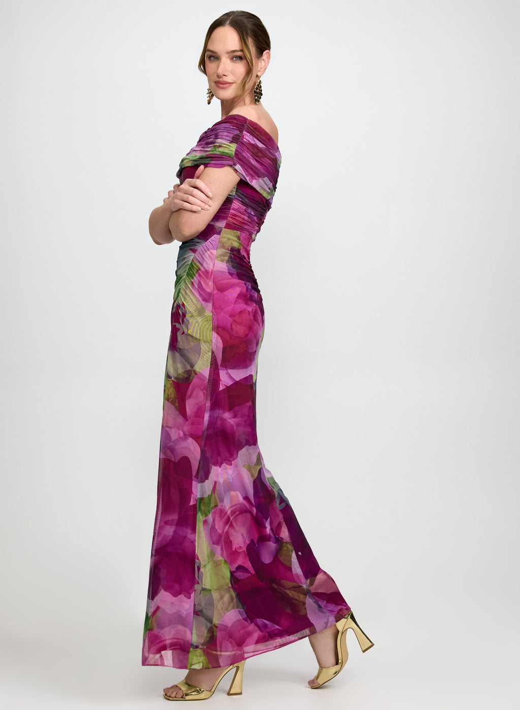 Floral Off-Shoulder Dress