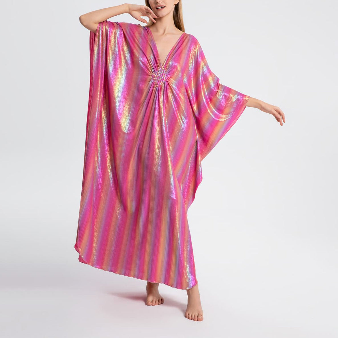 Sparkly Glitter Maxi Kaftan Dress