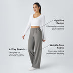 2026🔥 FlexTM High Waisted Pocket Straight Leg Work Pants